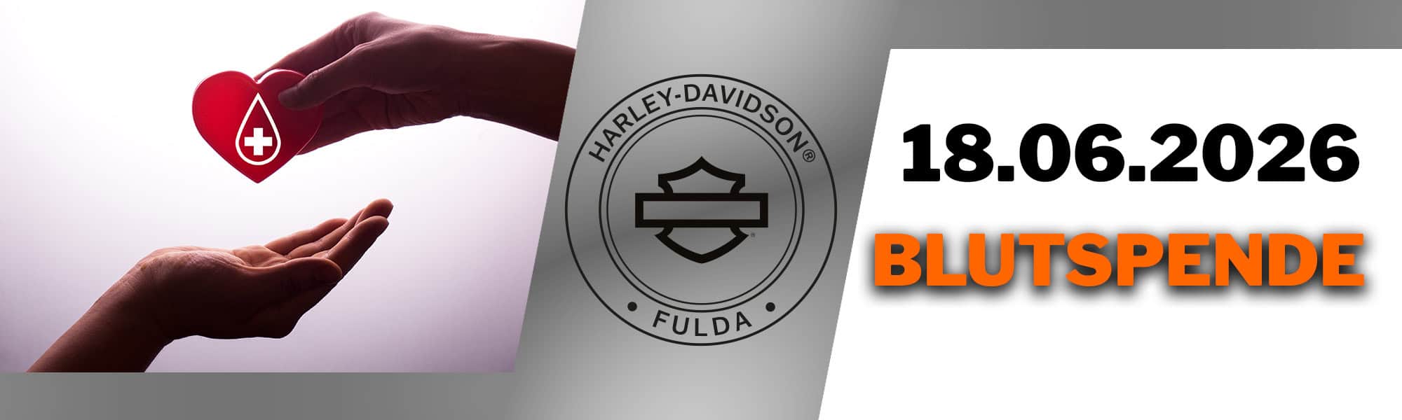 Blutspende bei Harley-Davidson Fulda am 18.06.2026, offizielle Harley-Davidson Veranstaltung.