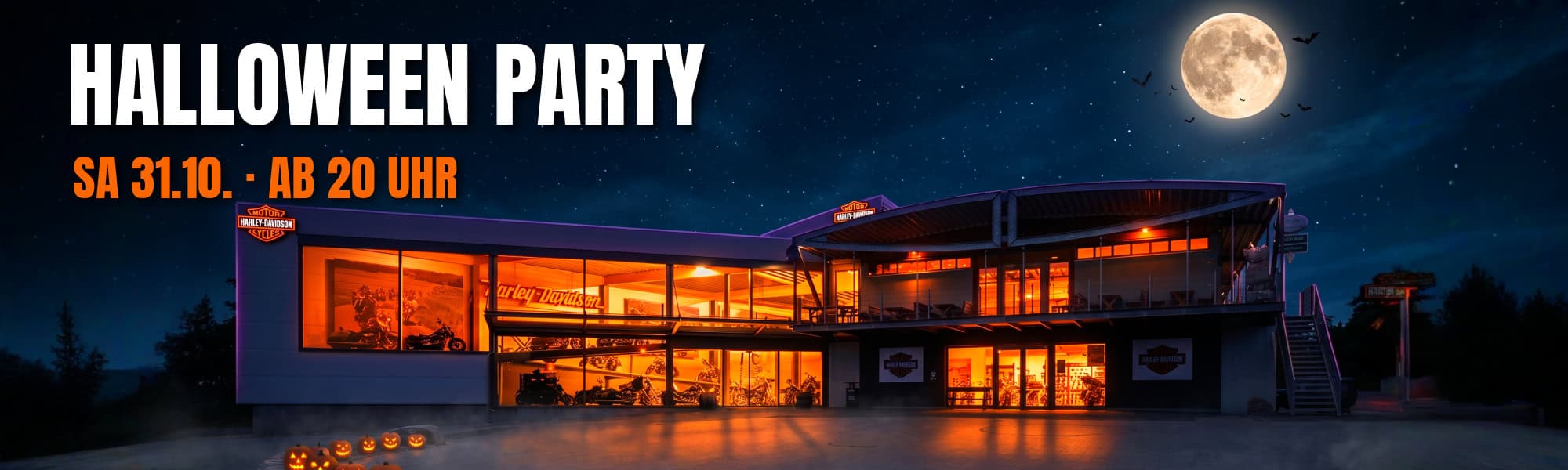 Halloween Party bei H-D® YOUR BIKE HOUSE in Fulda, ab 31.10.