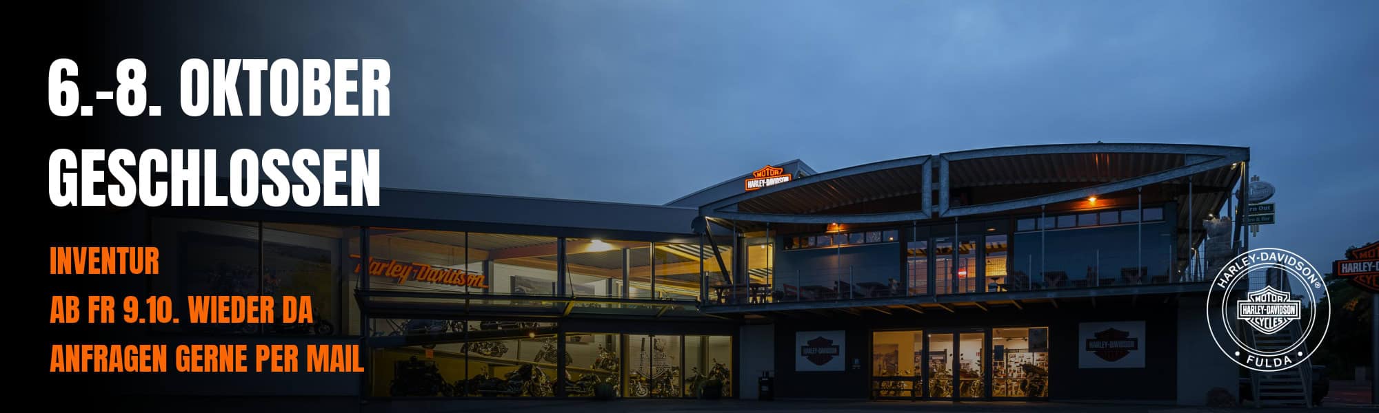 H-D® YOUR BIKE HOUSE in Fulda, offizielle Harley-Davidson Niederlassung.